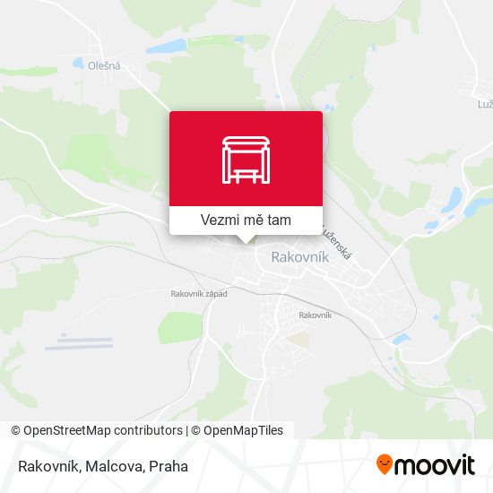Rakovník, Malcova mapa