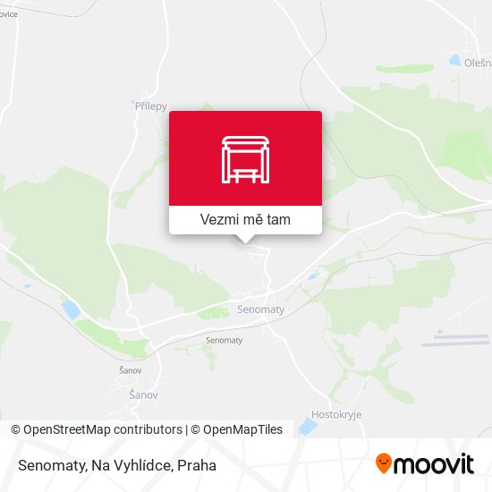 Senomaty, Na Vyhlídce mapa
