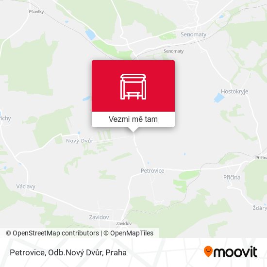 Petrovice, Odb.Nový Dvůr mapa