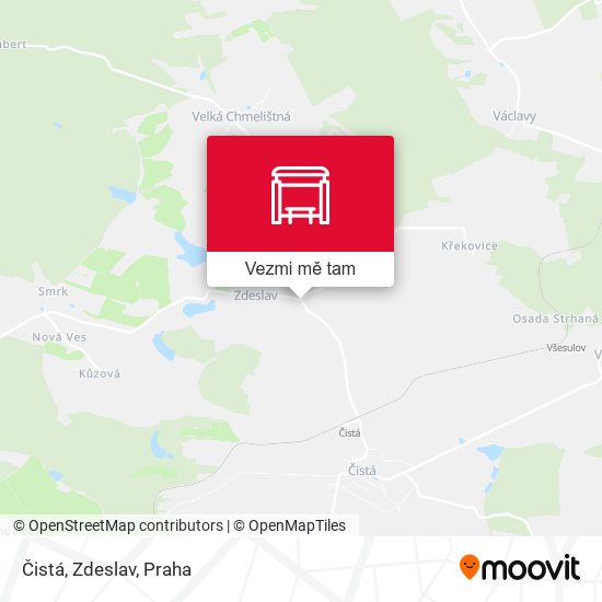 Čistá, Zdeslav mapa