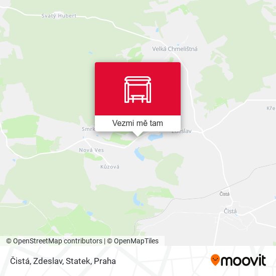 Čistá, Zdeslav, Statek mapa