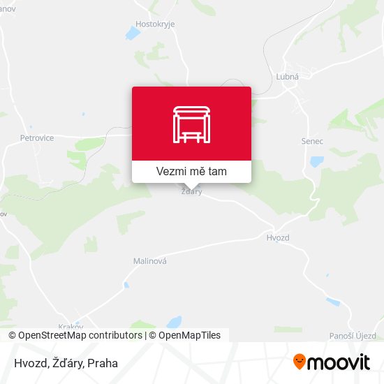 Hvozd, Žďáry mapa