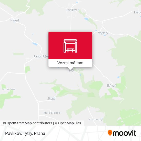 Pavlíkov, Tytry mapa