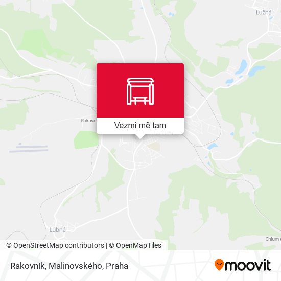 Rakovník, Malinovského mapa