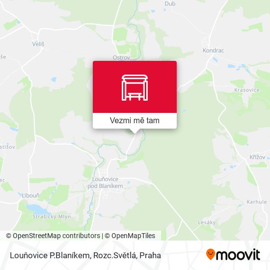 Louňovice P.Blaníkem, Rozc.Světlá mapa
