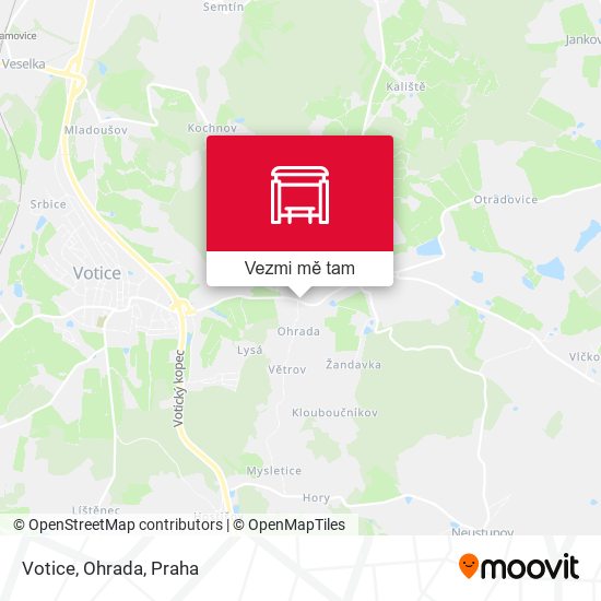 Votice, Ohrada mapa