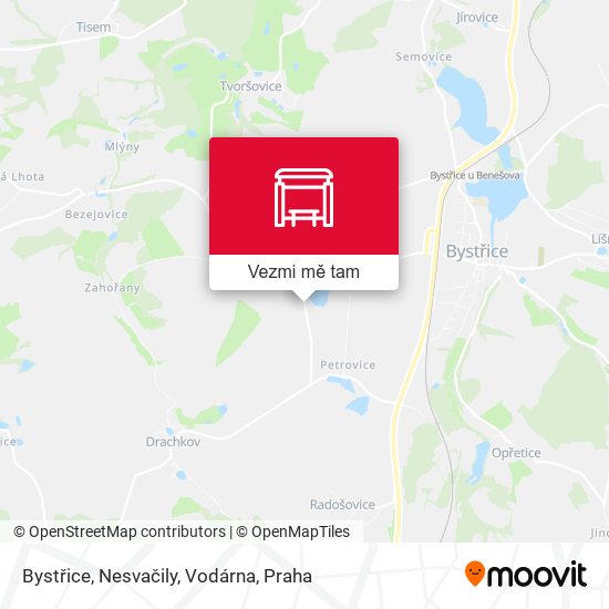 Bystřice, Nesvačily, Vodárna mapa