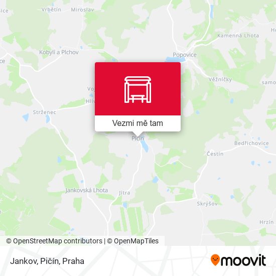 Jankov, Pičín mapa
