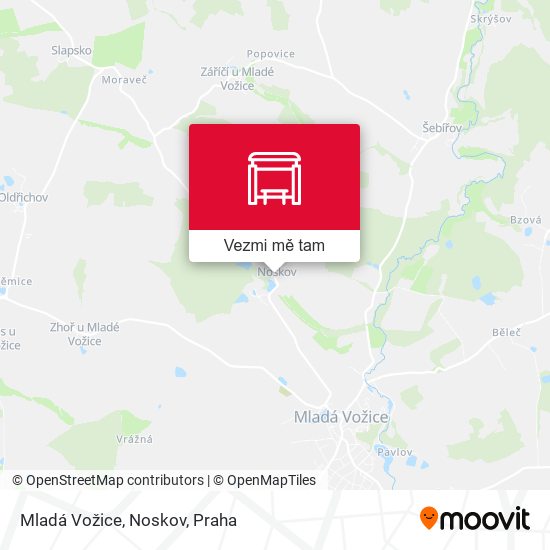 Mladá Vožice, Noskov mapa