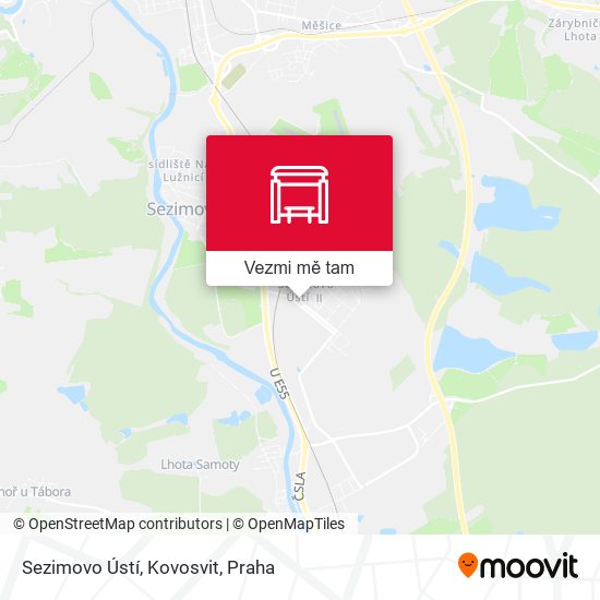 Sezimovo Ústí, Kovosvit mapa