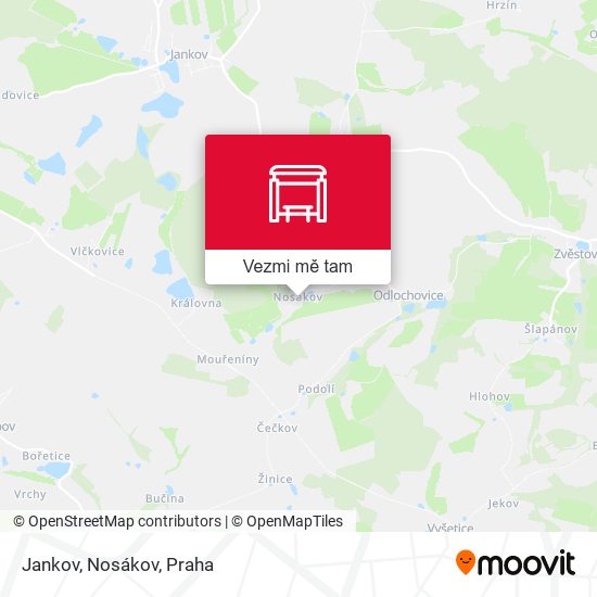 Jankov, Nosákov mapa
