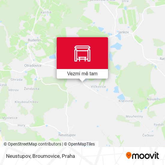 Neustupov, Broumovice mapa