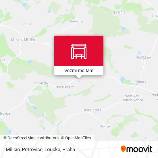 Miličín, Petrovice, Loučka mapa