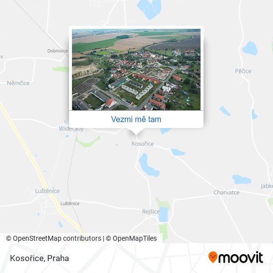 Kosořice mapa