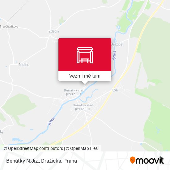 Benátky N.Jiz., Dražická mapa