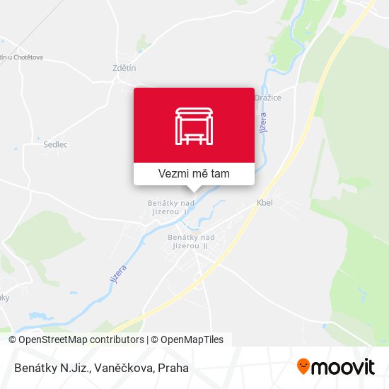 Benátky N.Jiz., Vaněčkova mapa