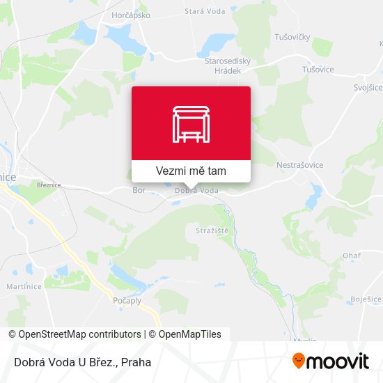 Dobrá Voda U Břez. mapa