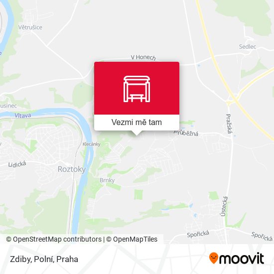 Zdiby, Polní mapa