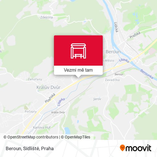 Beroun, Sídliště mapa