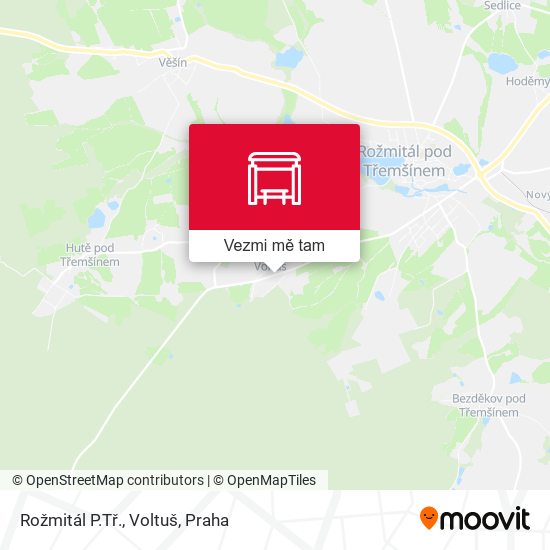 Rožmitál P.Tř., Voltuš mapa