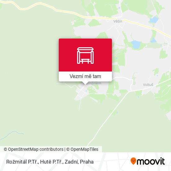 Rožmitál P.Tř., Hutě P.Tř., Zadní mapa