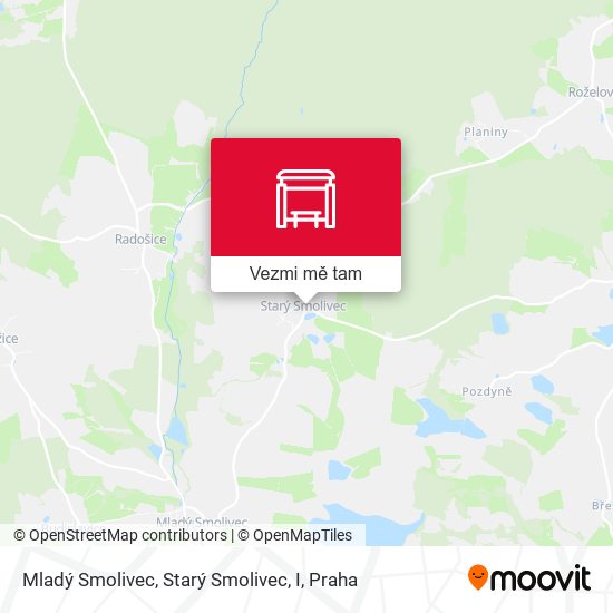 Mladý Smolivec, Starý Smolivec, I mapa