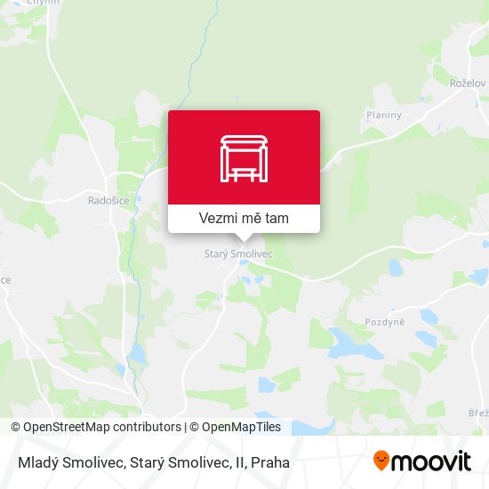 Mladý Smolivec, Starý Smolivec, II mapa