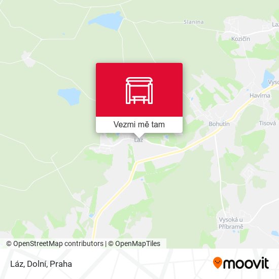 Láz, Dolní mapa