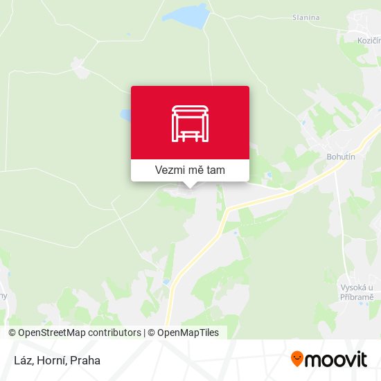 Láz, Horní mapa