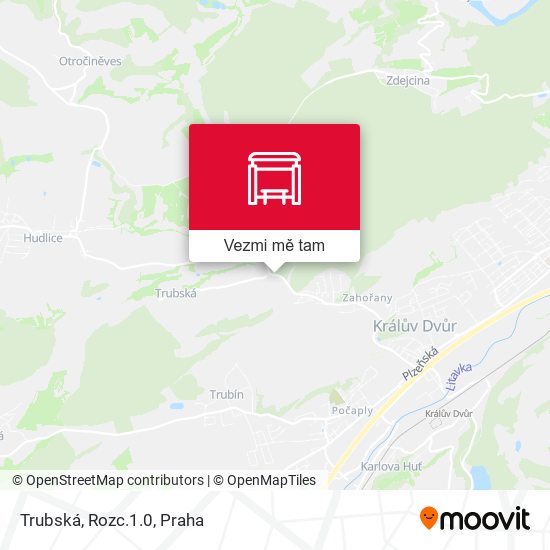 Trubská, Rozc.1.0 mapa