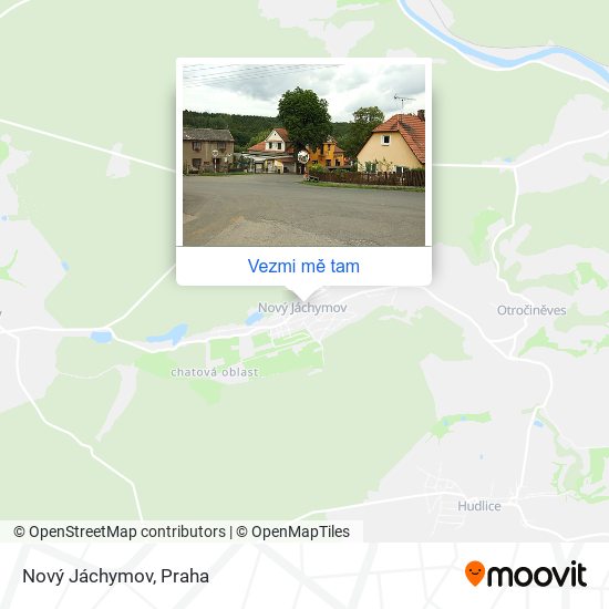 Nový Jáchymov mapa