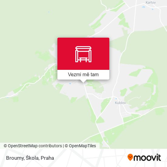Broumy, Škola mapa