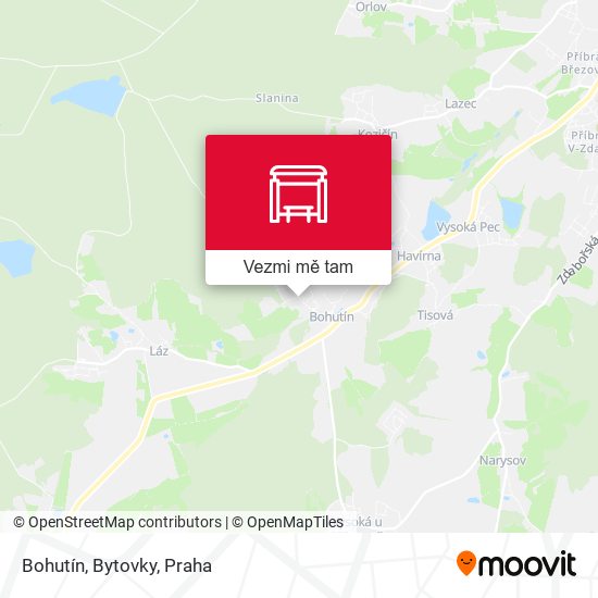 Bohutín, Bytovky mapa