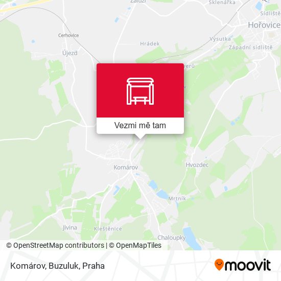 Komárov, Buzuluk mapa