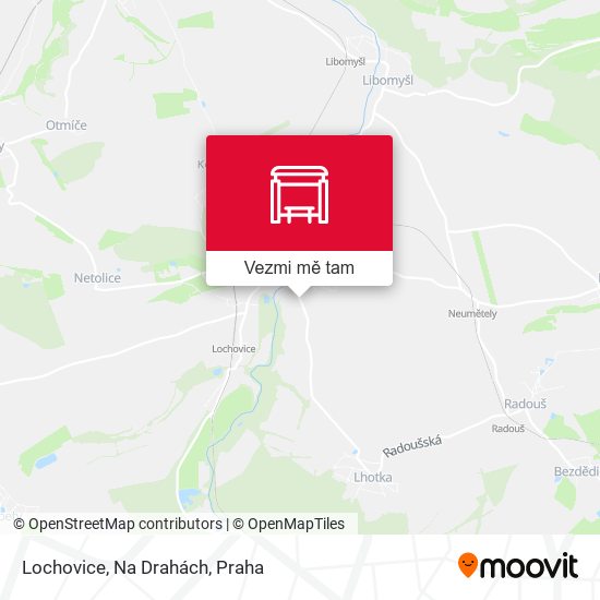 Lochovice, Na Drahách mapa