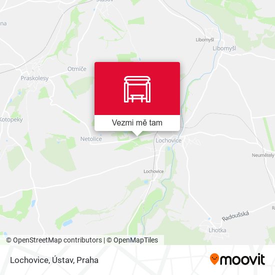 Lochovice, Ústav mapa