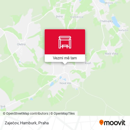 Zaječov, Hamburk mapa