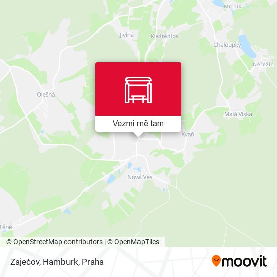 Zaječov, Hamburk mapa