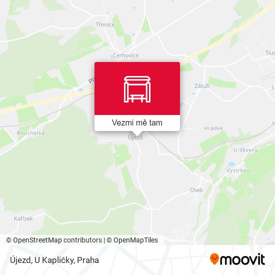 Újezd, U Kapličky mapa