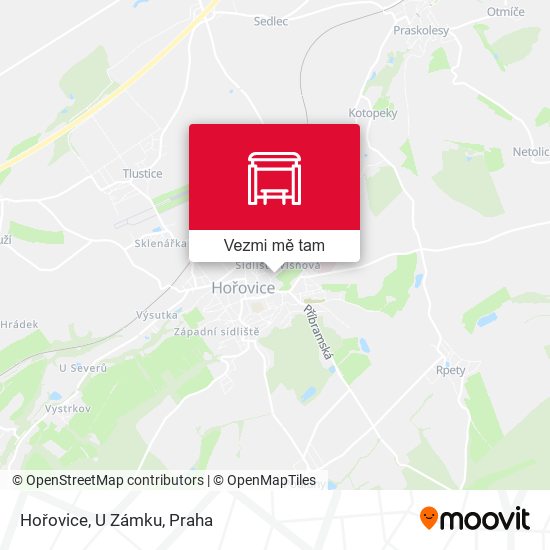 Hořovice, U Zámku mapa