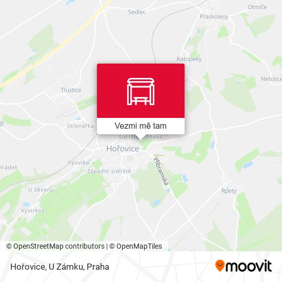 Hořovice, U Zámku mapa