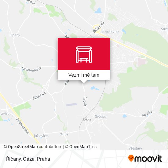 Říčany, Oáza mapa