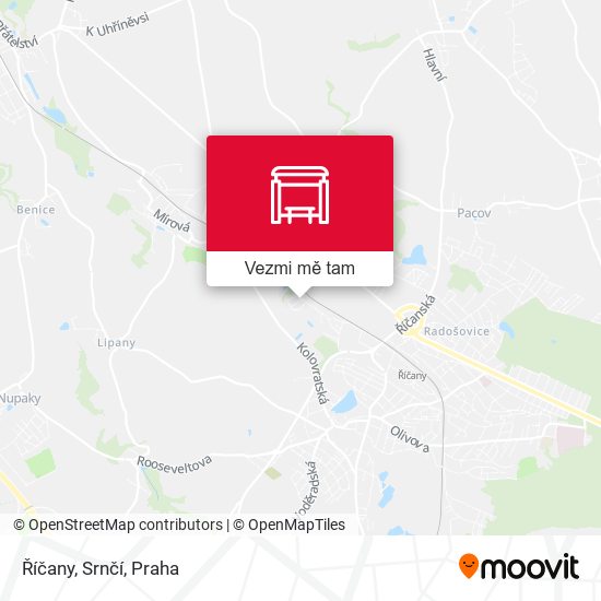 Říčany, Srnčí mapa