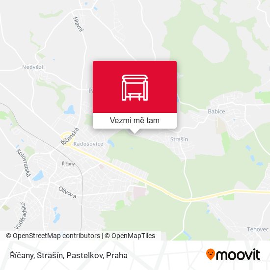 Říčany, Strašín, Pastelkov mapa