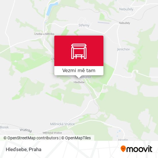 Hleďsebe mapa