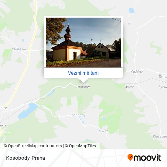 Kosobody mapa