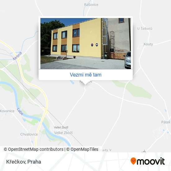 Křečkov mapa