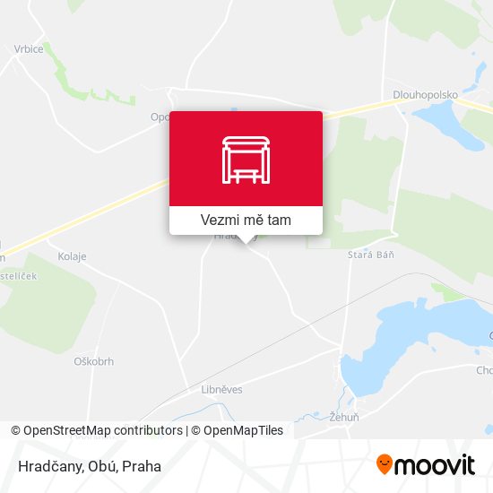 Hradčany, Obú mapa