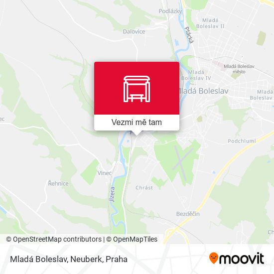 Mladá Boleslav, Neuberk mapa