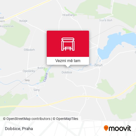 Dobšice mapa